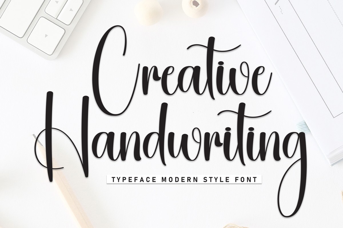 Creative Handwriting Regular Font preview