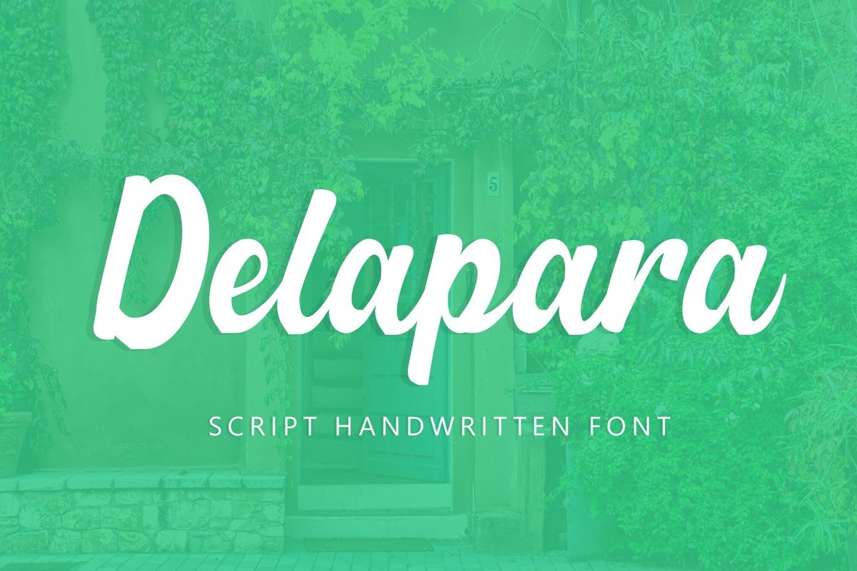 Delapara Font preview