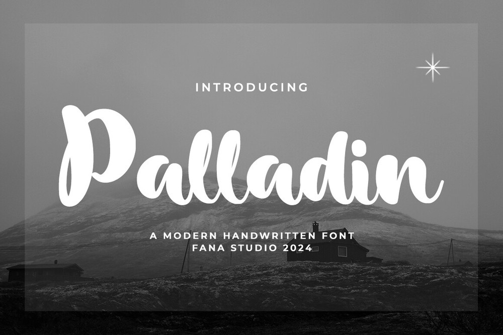 Palladin Font preview