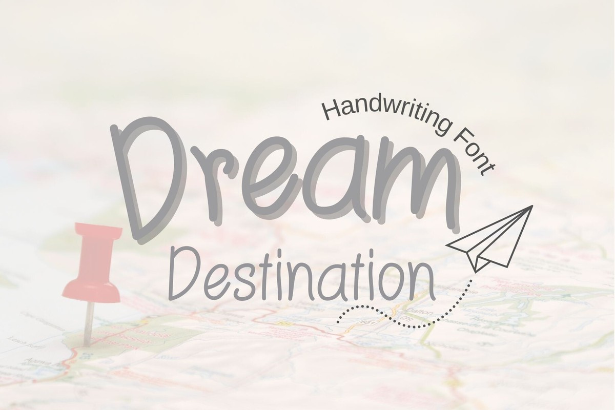 Dream Destination Regular Font preview