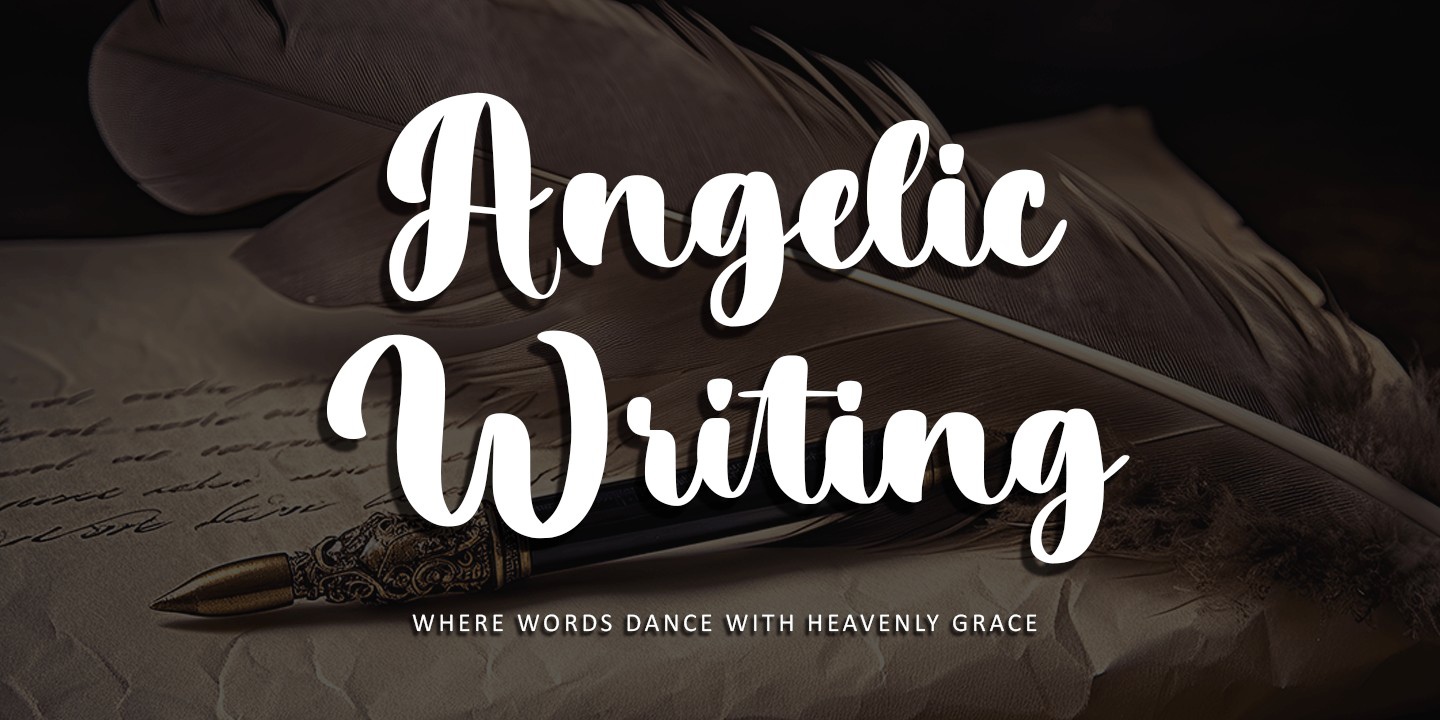 Angelic Writing Font preview