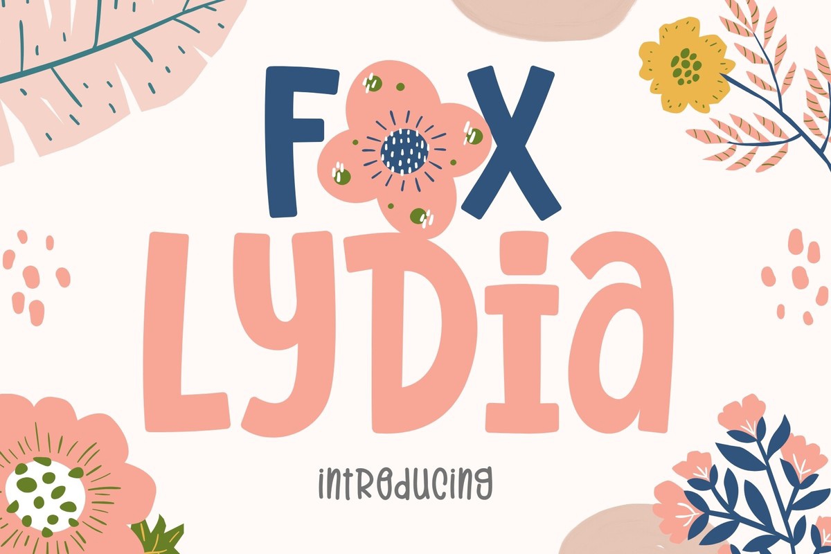 Fox Lydia Font preview