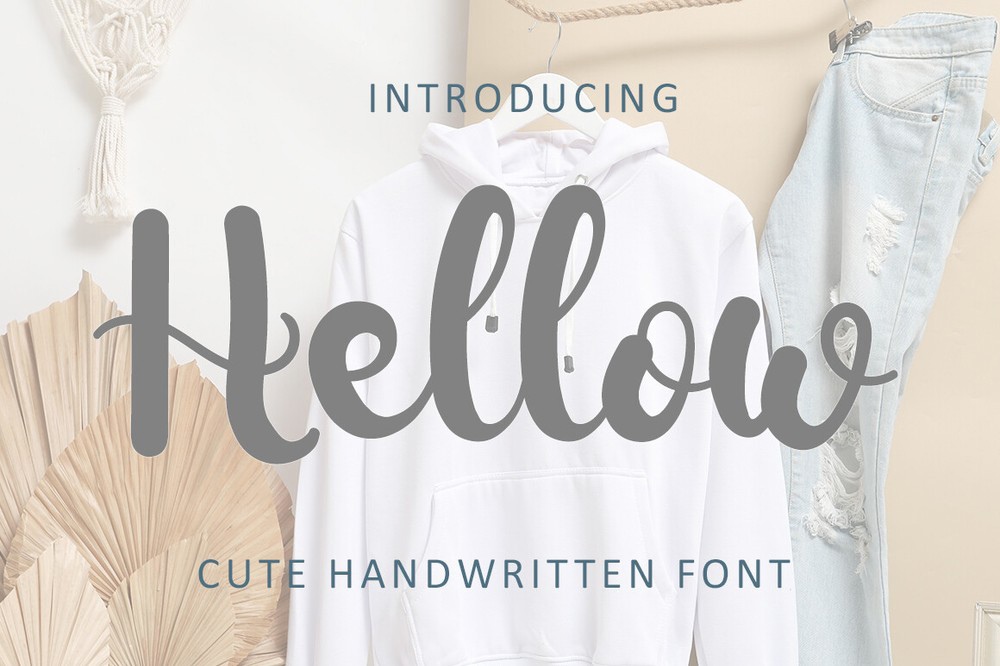 Hellow Regular Font preview