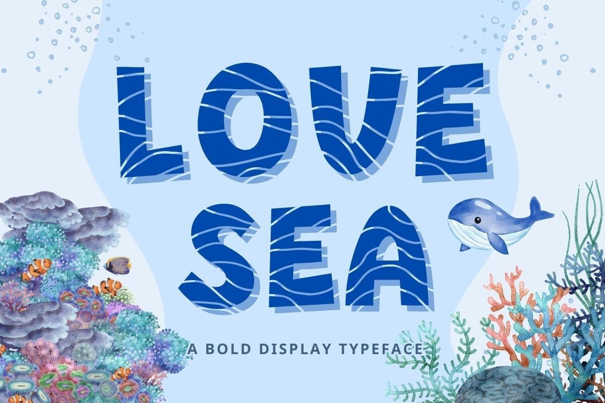 Love Sea Regular Font preview