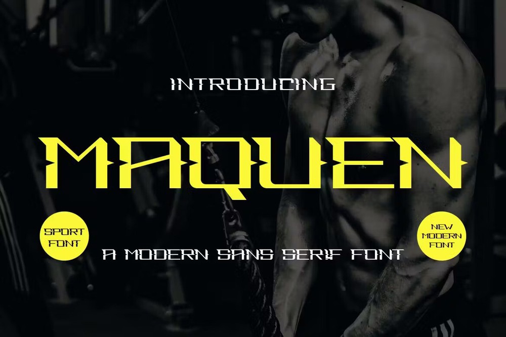 Maquen Font preview