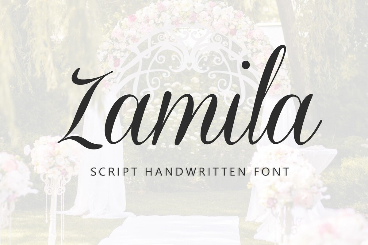 Zamila Font preview