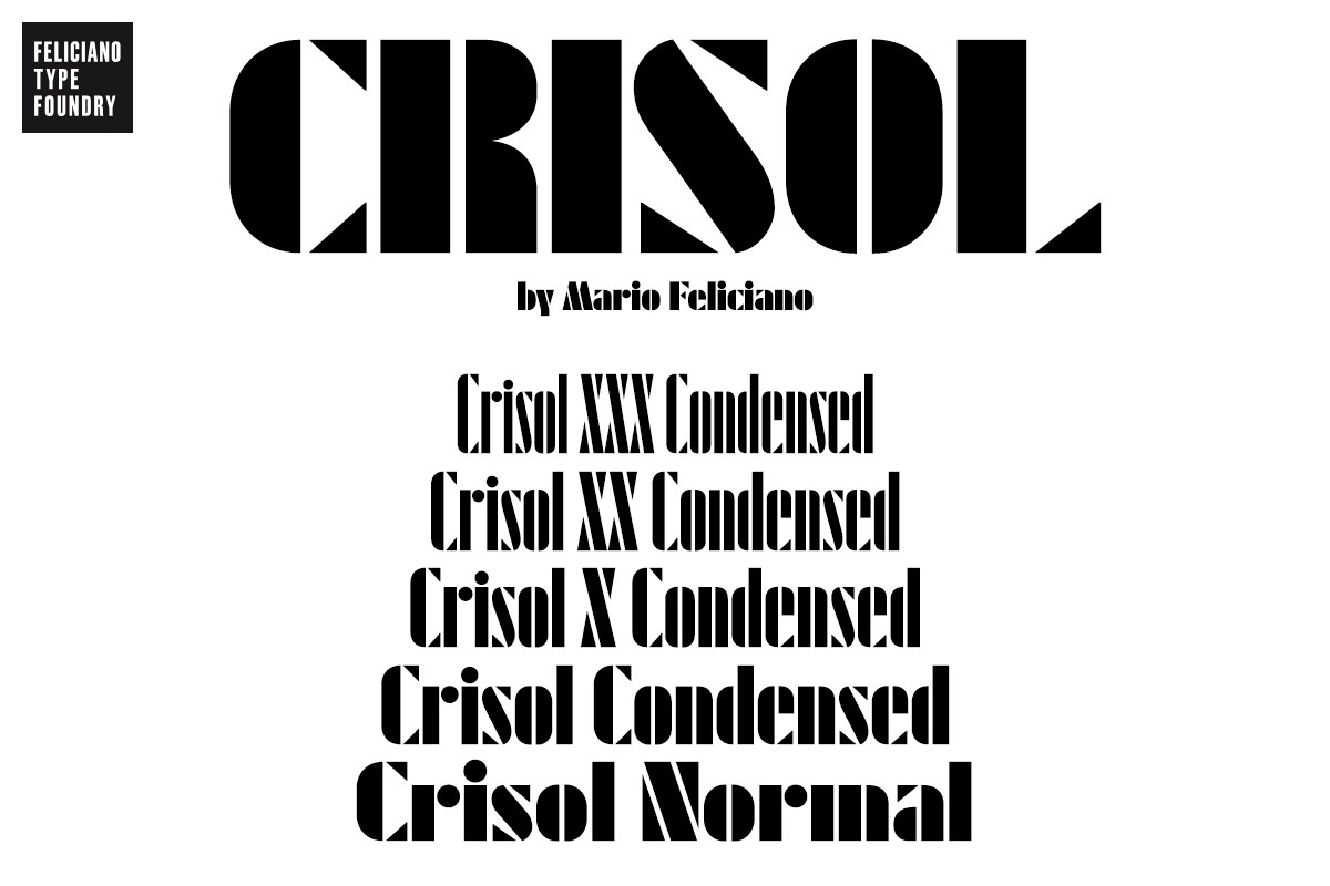 FT Crisol Xxx Condensed Font preview