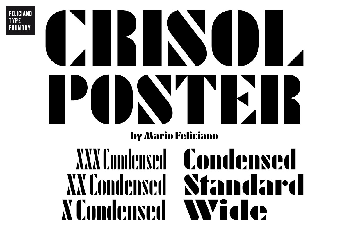 FT Crisol Poster X Condensed Font preview