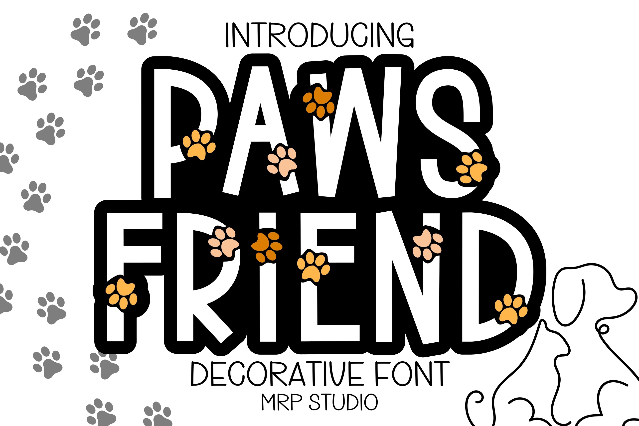 Paws Friend Font preview