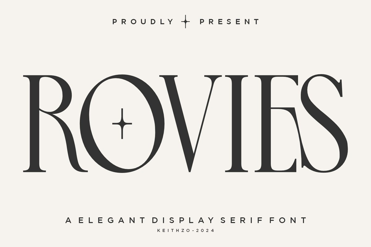 Rovies Font preview