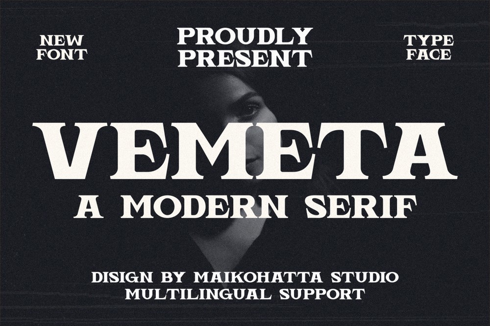 Vemeta Regular Font preview