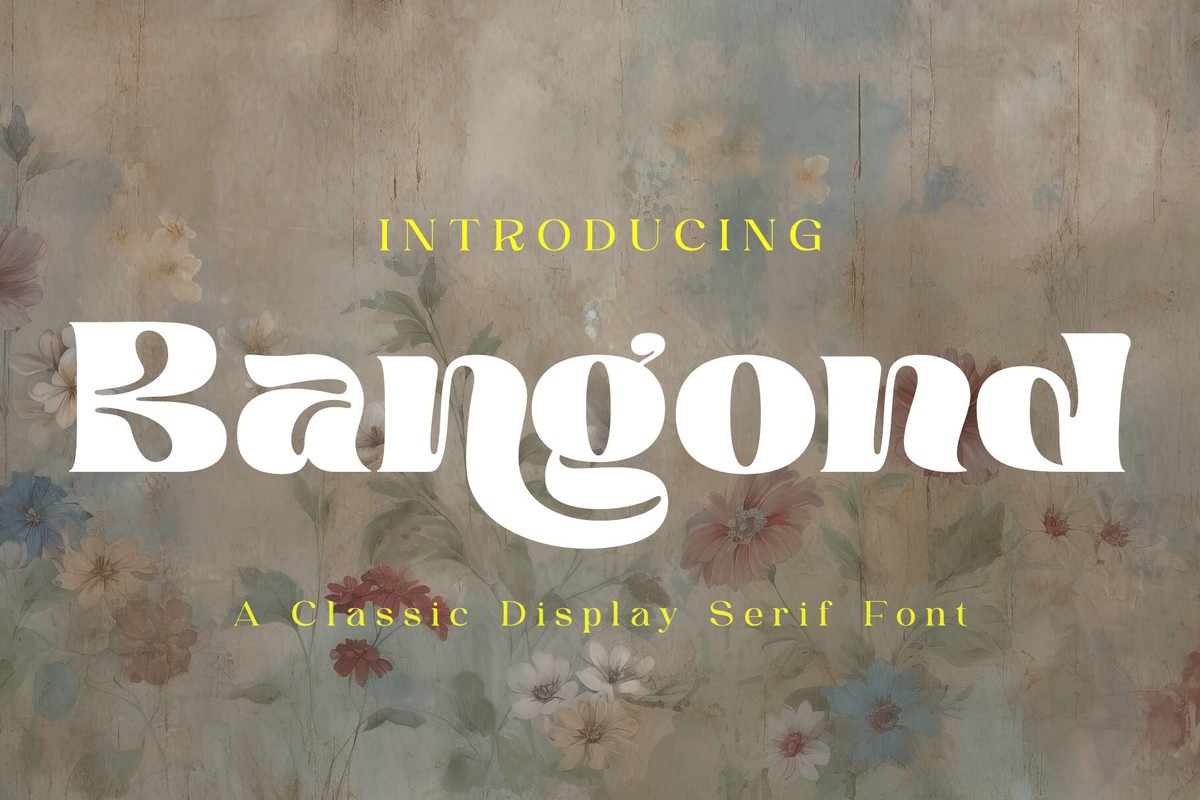 Bangond Regular Font preview