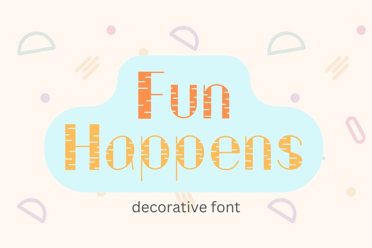 Fun Happens Regular Font preview