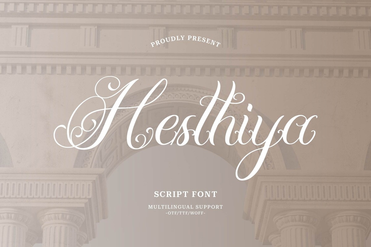 Hesthiya Font preview