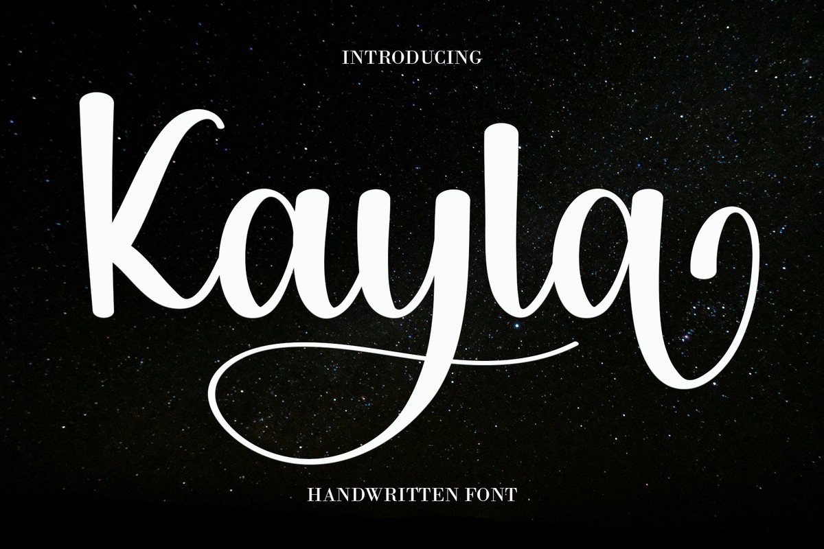 Kayla Font preview