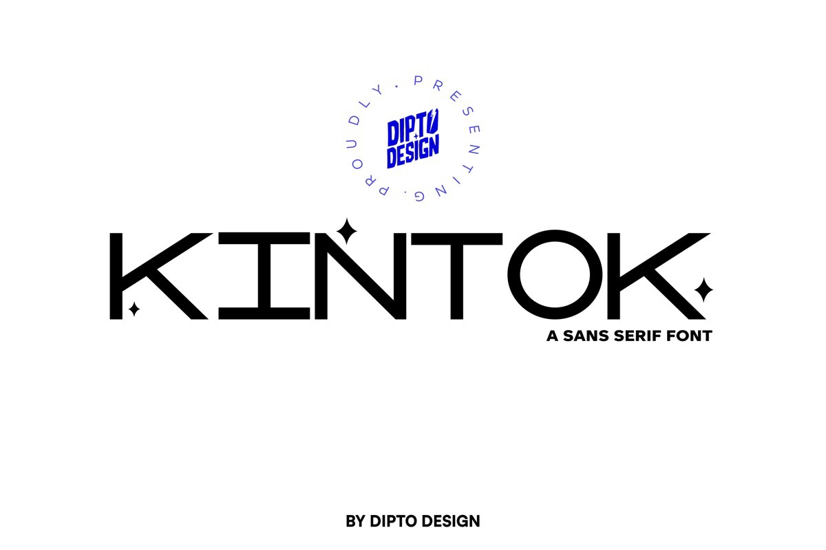 Kintok Font preview