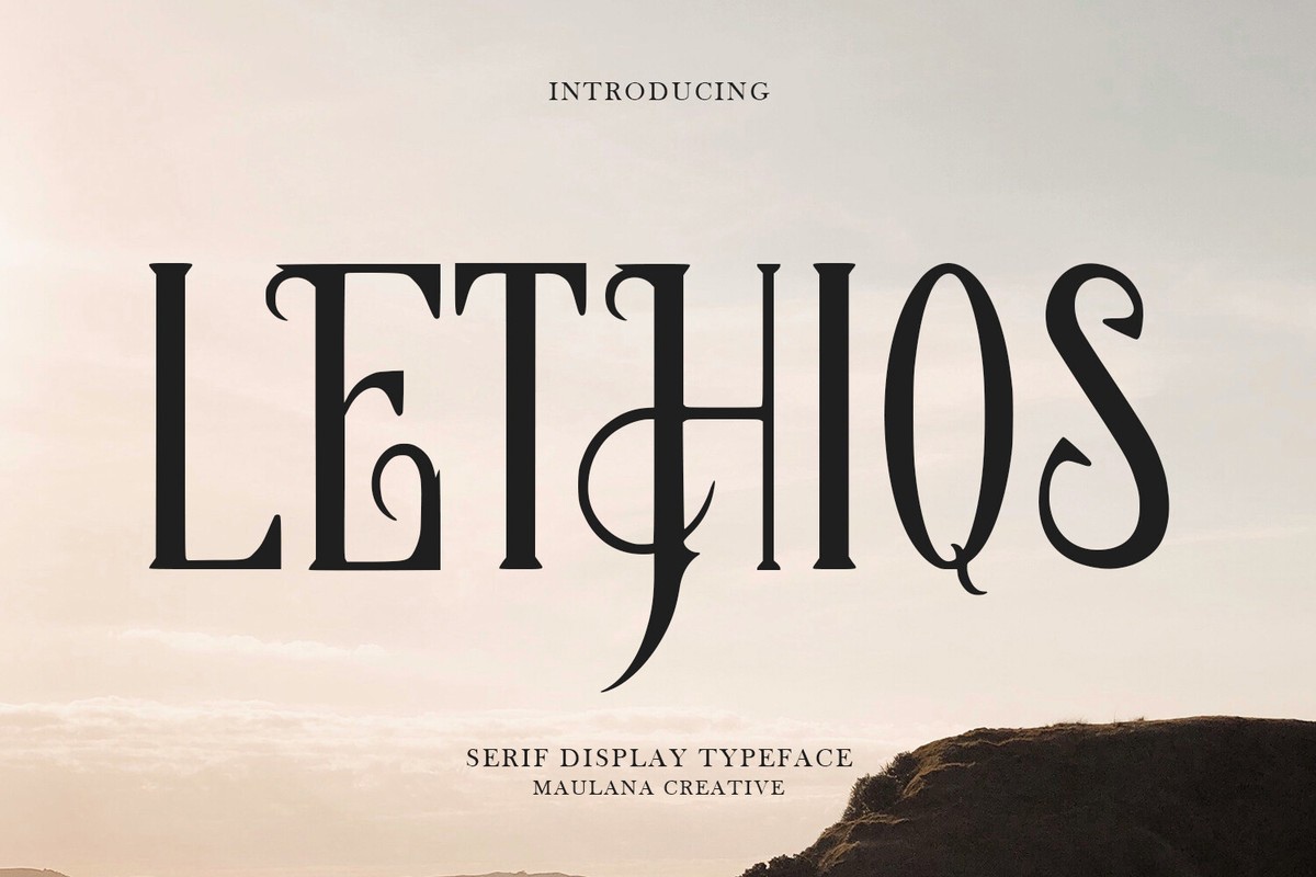 Lethiqs Font preview