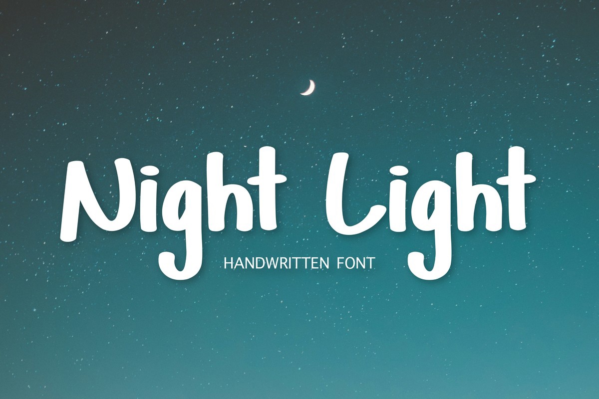 Night Light Regular Font preview