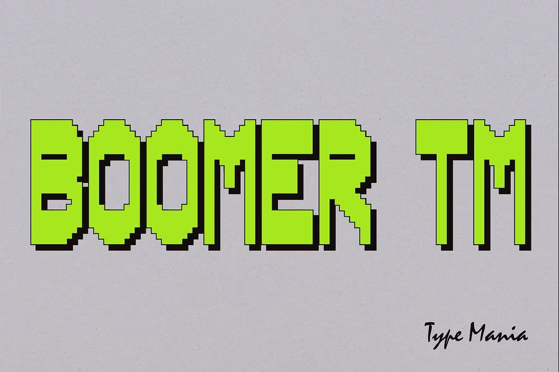 Boomer TM Regular Font preview