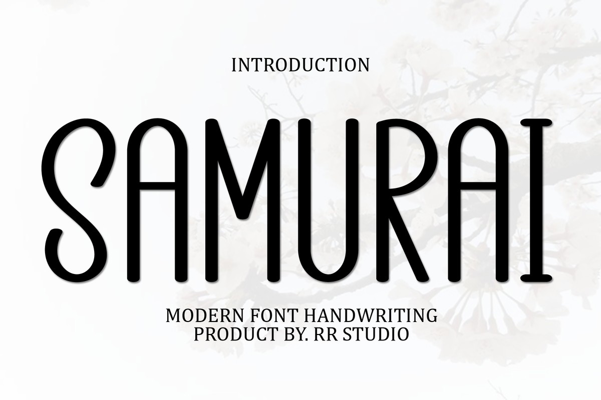 Samurai Regular Font preview