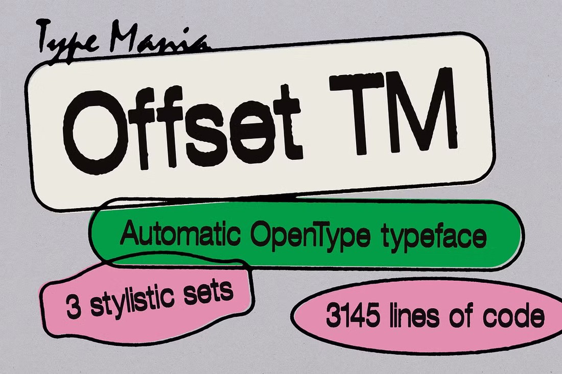 Offset TM Font preview