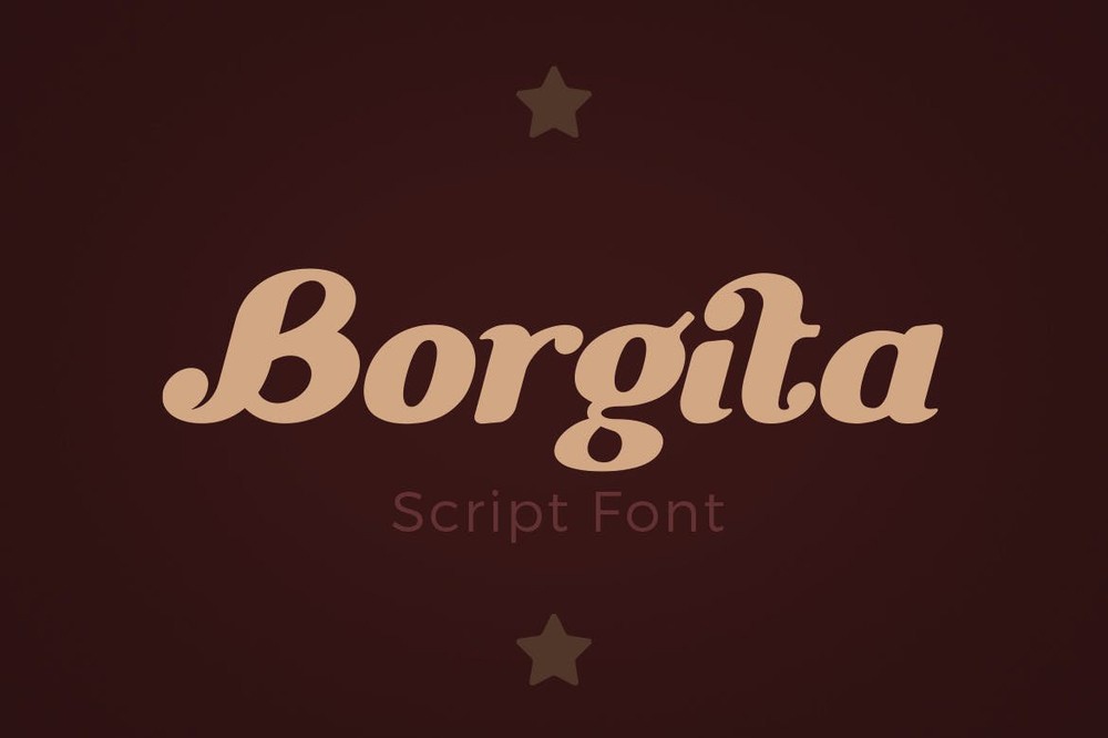 Borgita Italic Italic Font preview