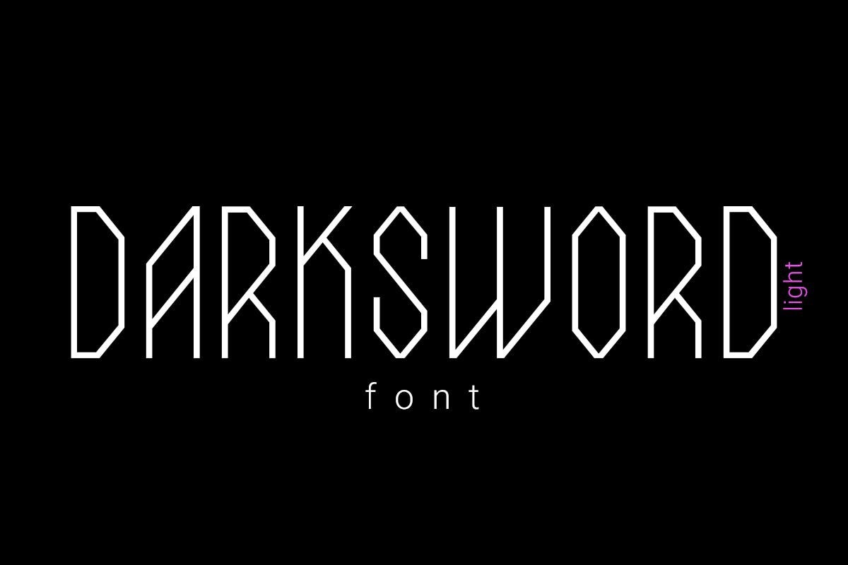 DarkSword Light Font preview