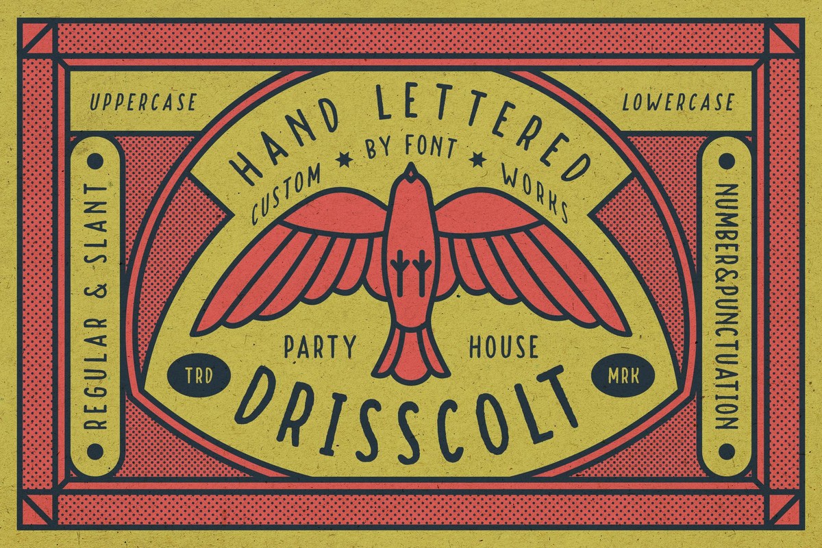 Drisscolt Font preview