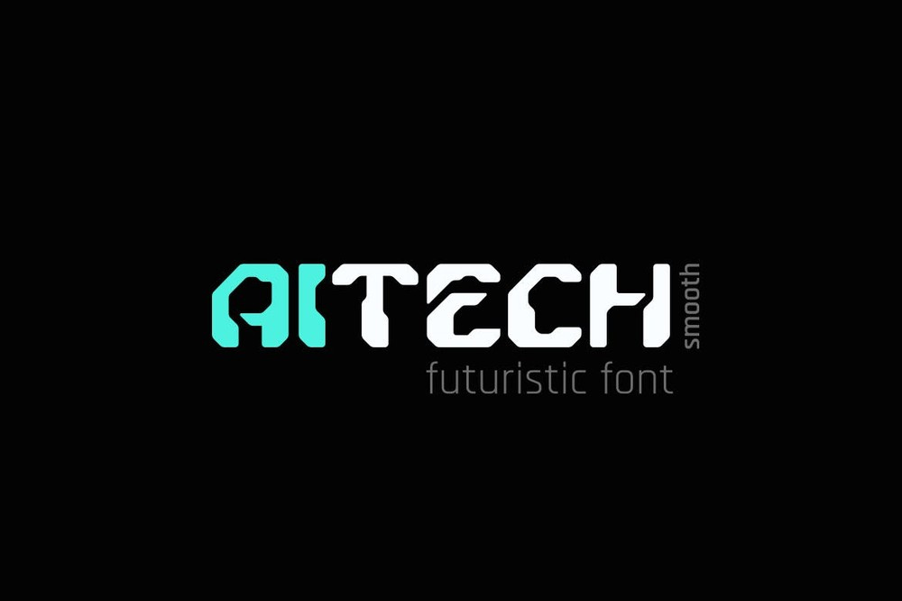 aiTech Smooth Smooth Font preview