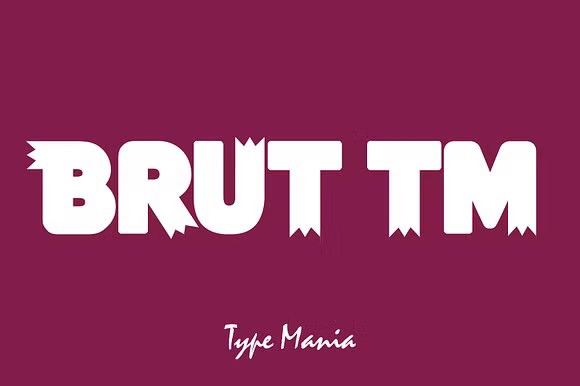 Brut TM Regular Font preview