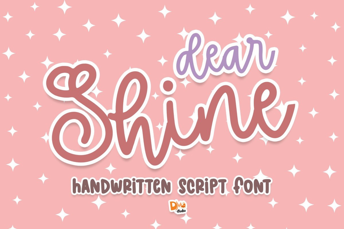 Dear Shine Regular Font preview