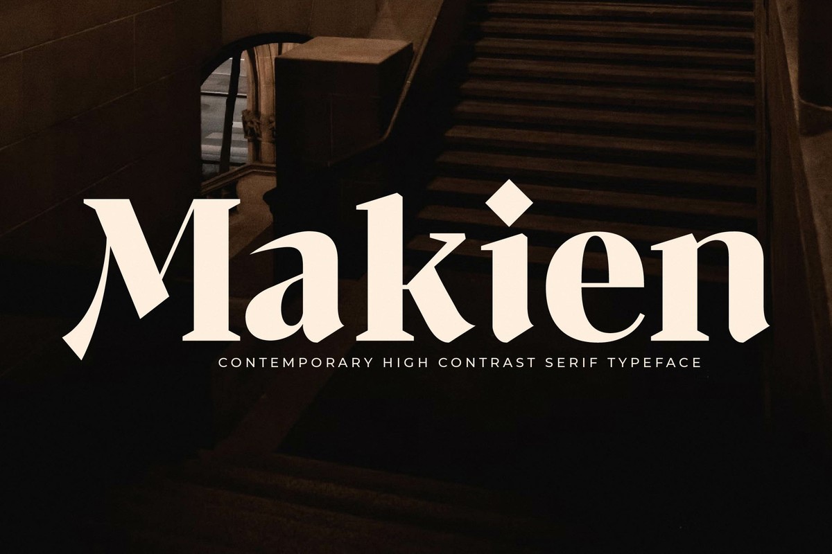 Makien Regular Font preview