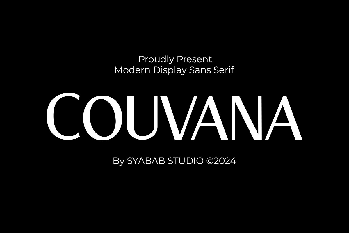 Couvana Font preview