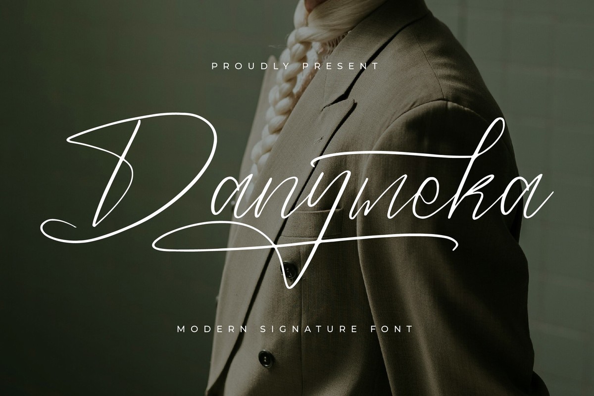 Danymeka Regular Font preview