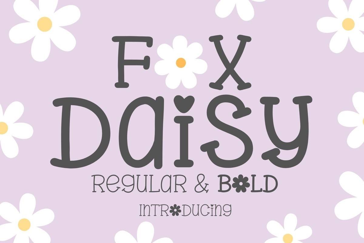 Fox Daisy Font preview