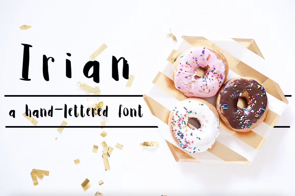 Irian Font preview