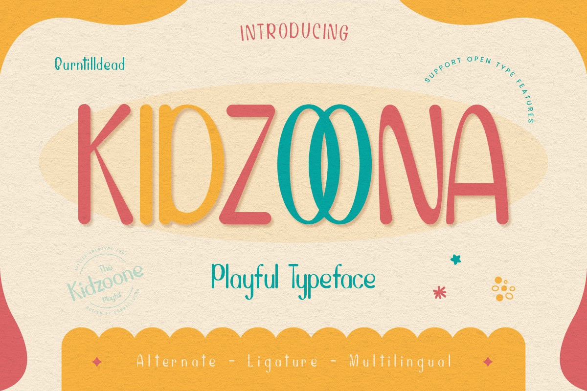 Kidzoona Regular Font preview