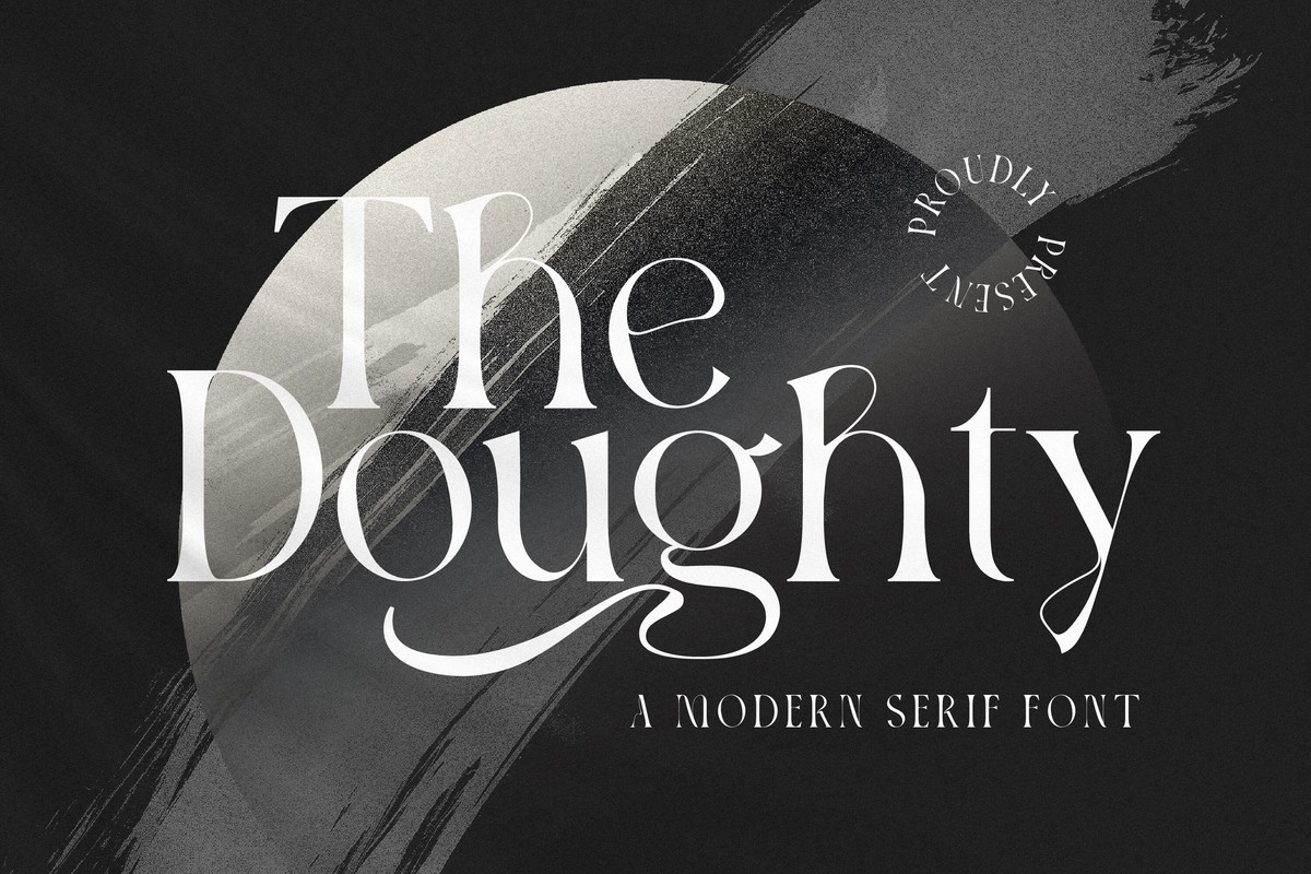 The Doughty Regular Font preview