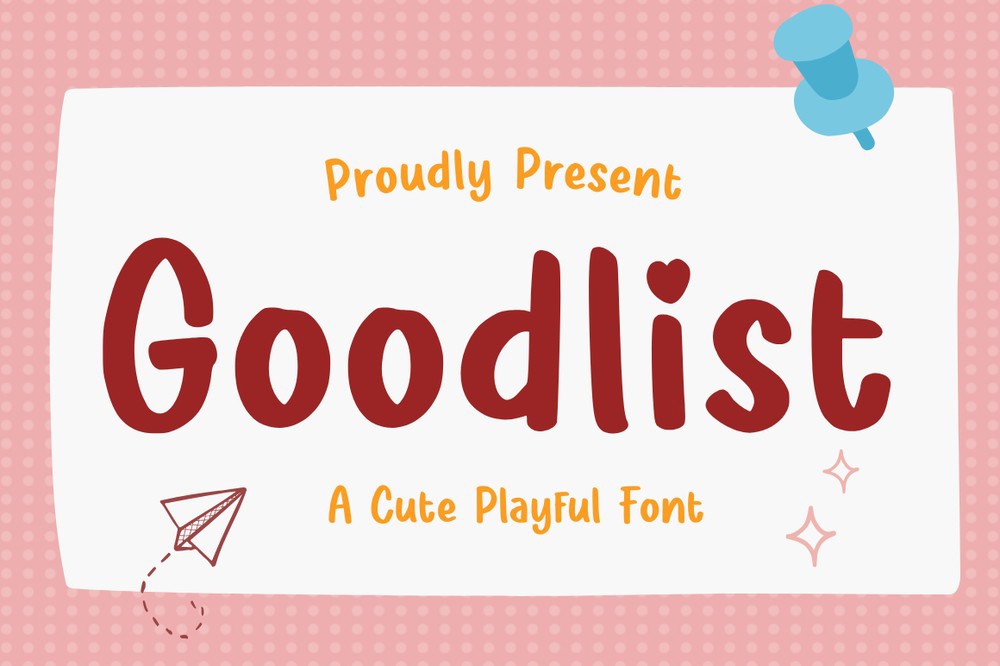 Goodlist Font preview