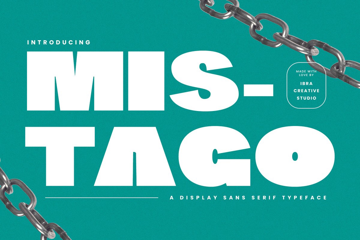 Mistago Font preview