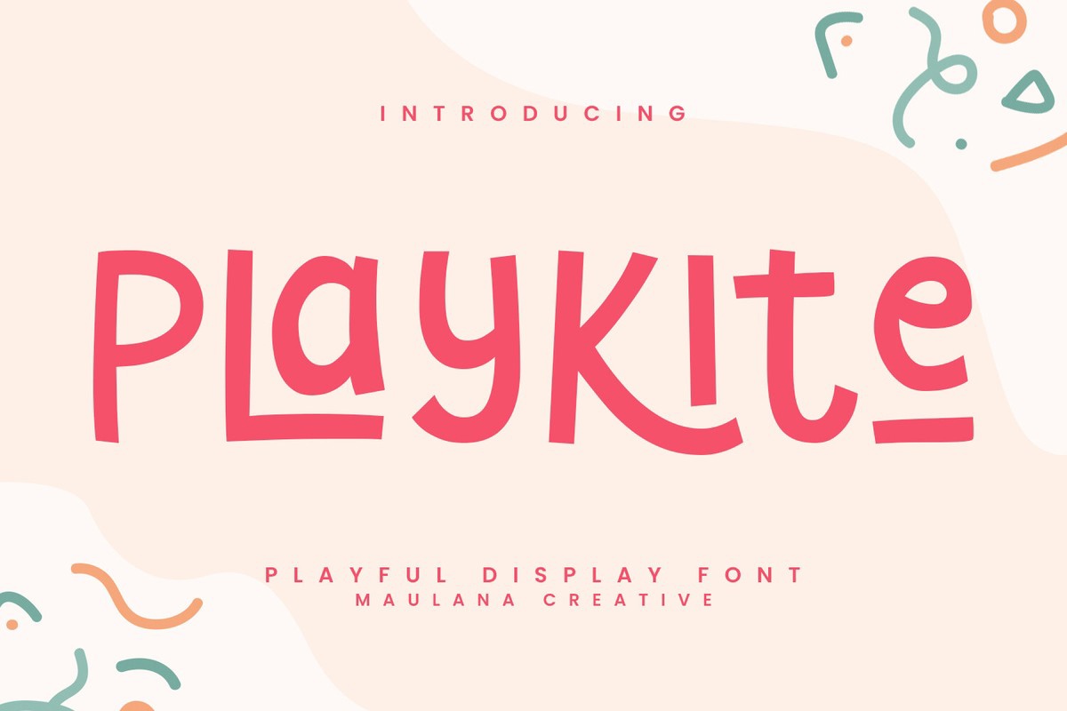 Playkite Regular Font preview