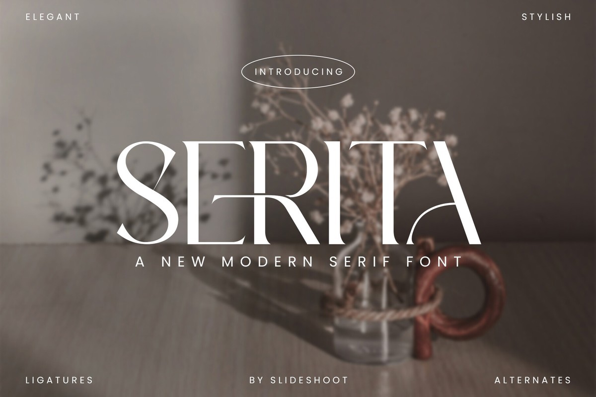 Serita Regular Font preview