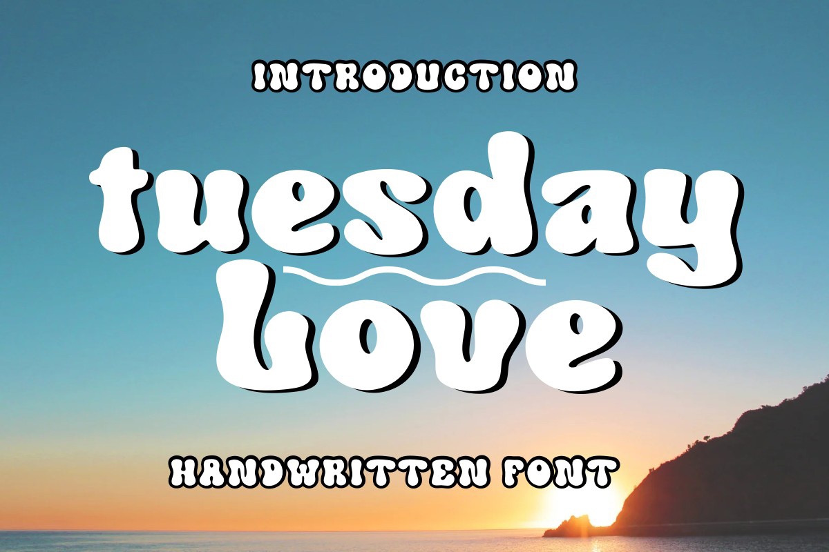 Tuesday Love Font preview