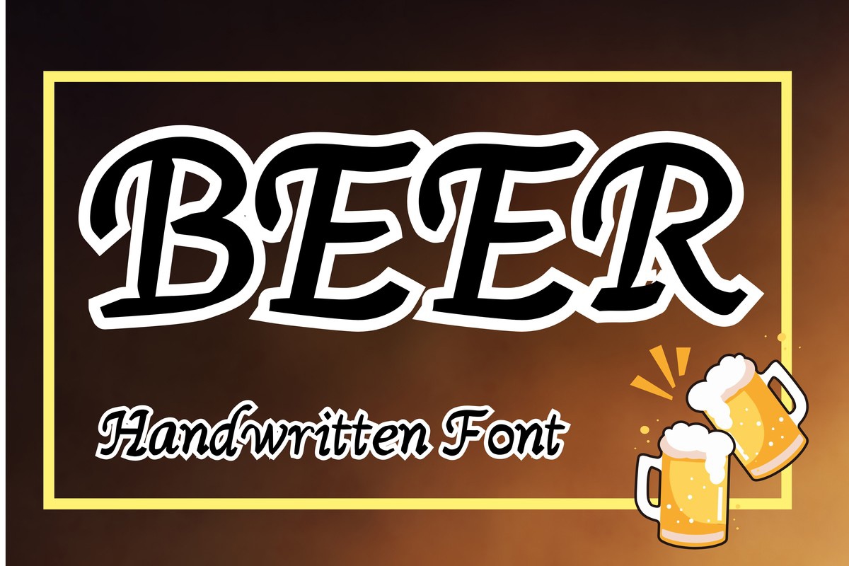 Beer Regular Font preview