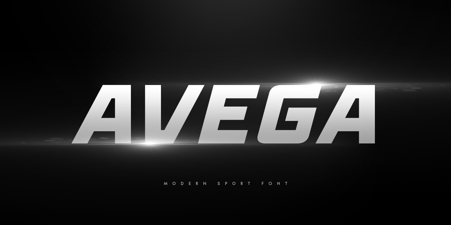 Avega Regular Font preview