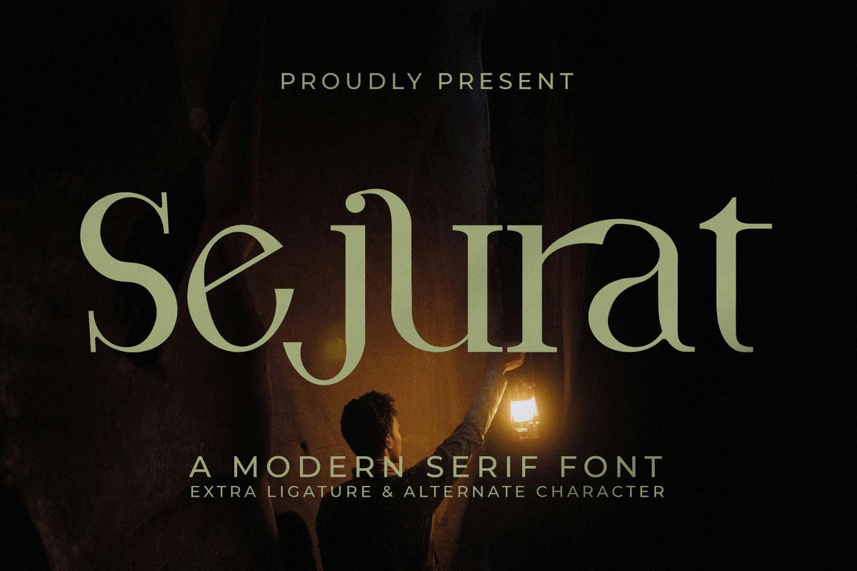 Sejurat Regular Font preview