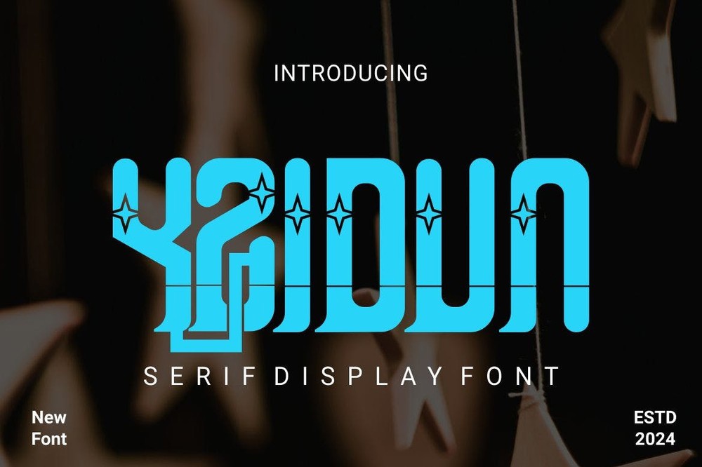 Yzidun Regular Font preview