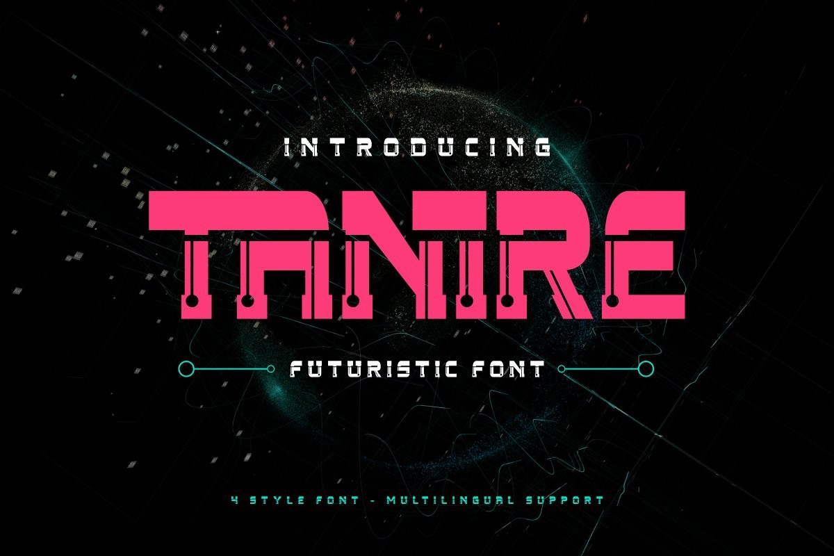 Tanire Font preview