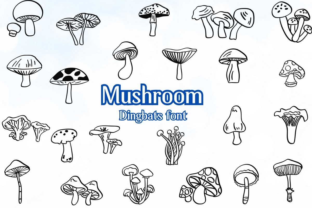 Mushroom Font preview