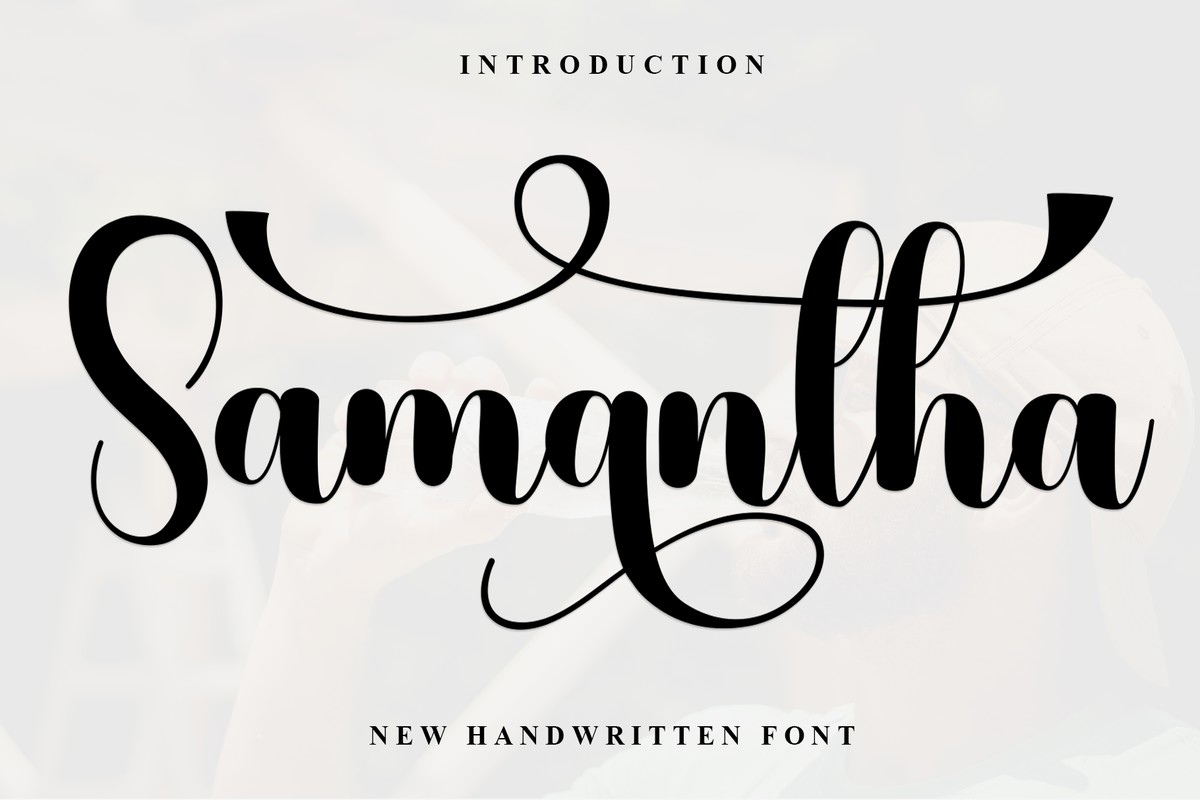 Sаmantha Regular Font preview